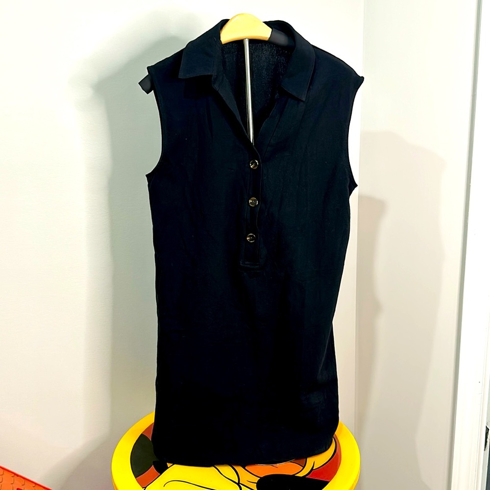 Classy CupShe Black Swim Coverup With Collar NWT Small - Picture 4 of 7